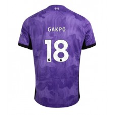 Liverpool Cody Gakpo #18 Tredje Tröja 2023-24 Korta ärmar